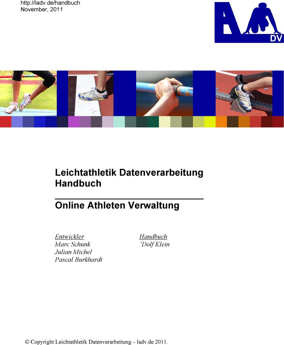 Handbuch Online Athleten Verwaltung Entwickler Marc Schunk