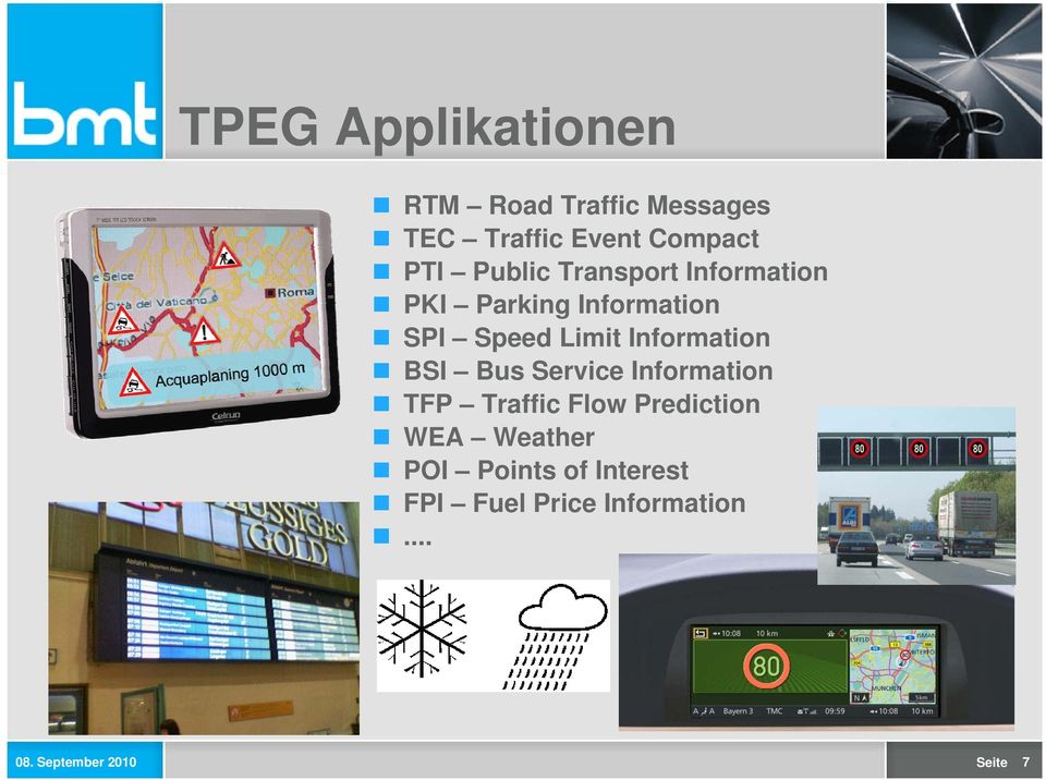 Information BSI Bus Service Information TFP Traffic Flow Prediction WEA