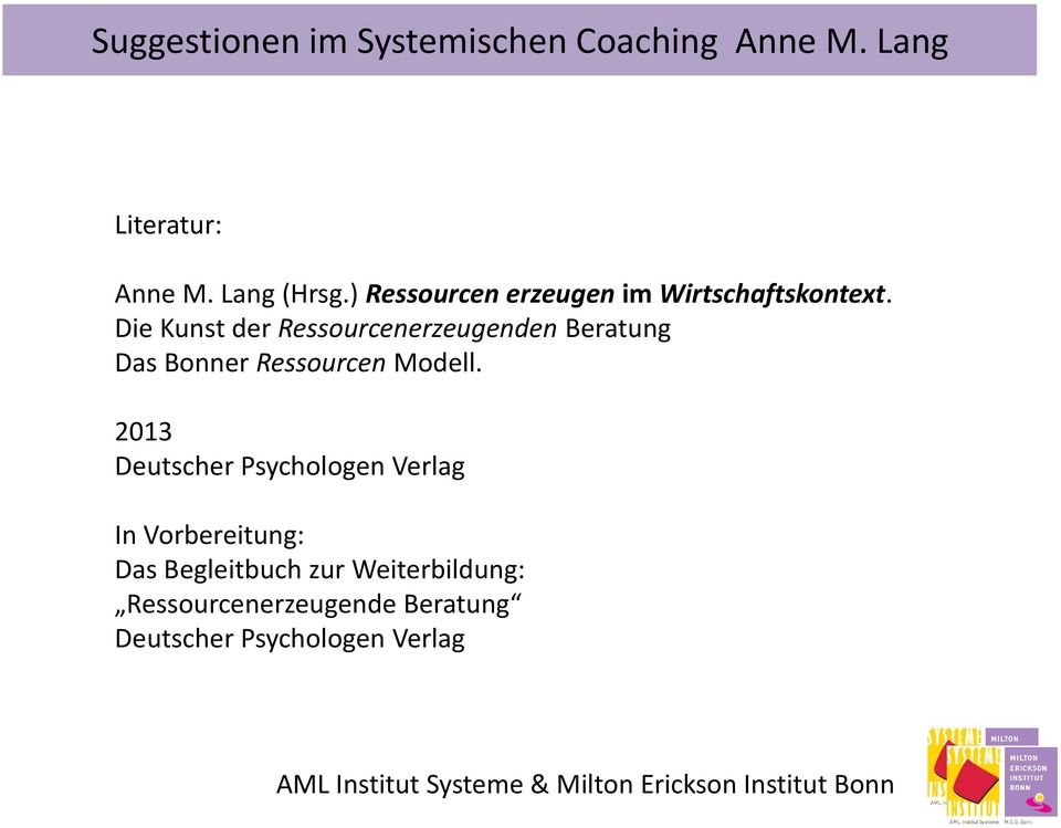 2013 Deutscher Psychologen Verlag In Vorbereitung: Das Begleitbuch zur Weiterbildung: