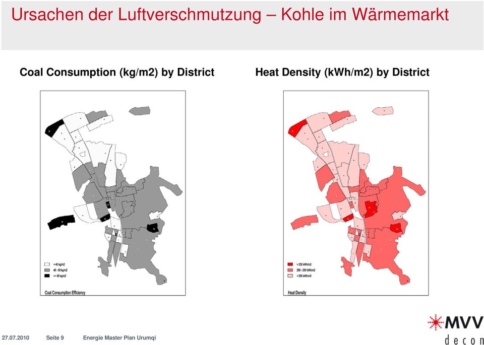 District Heat Density (kwh/m2) by
