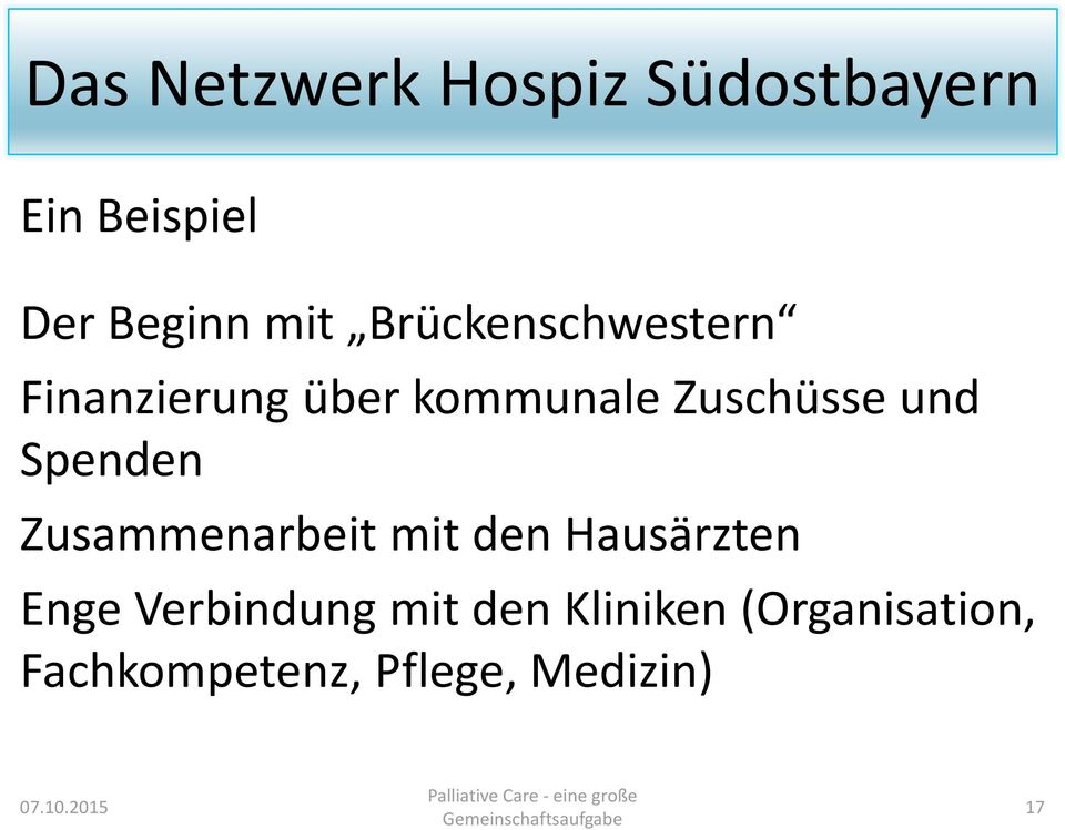 Spenden Zusammenarbeit mit den Hausärzten Enge Verbindung mit