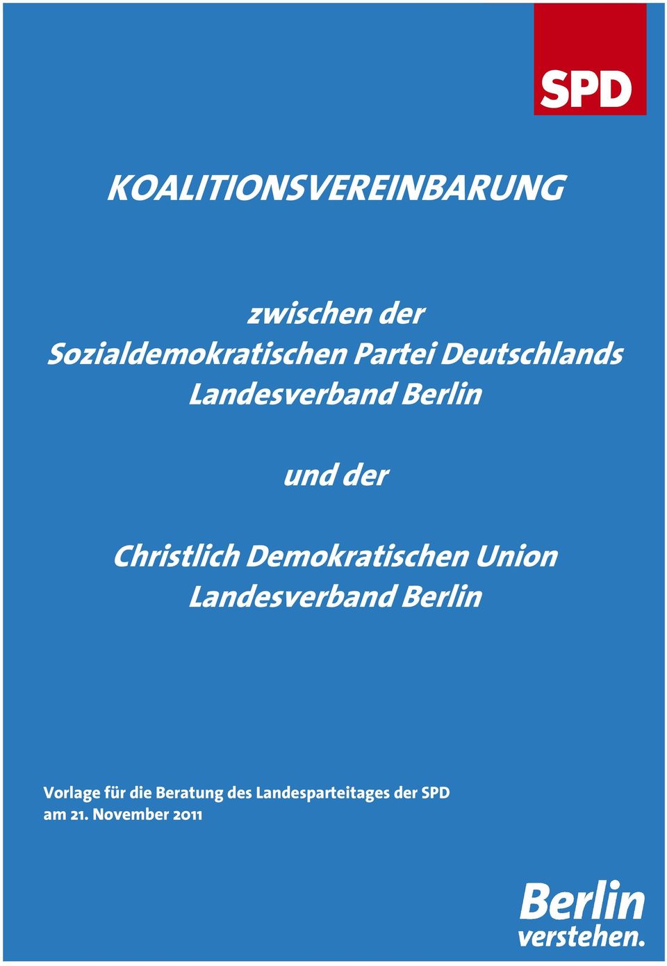 Partei Deutschlands Landesverband Berlin und der Christlich