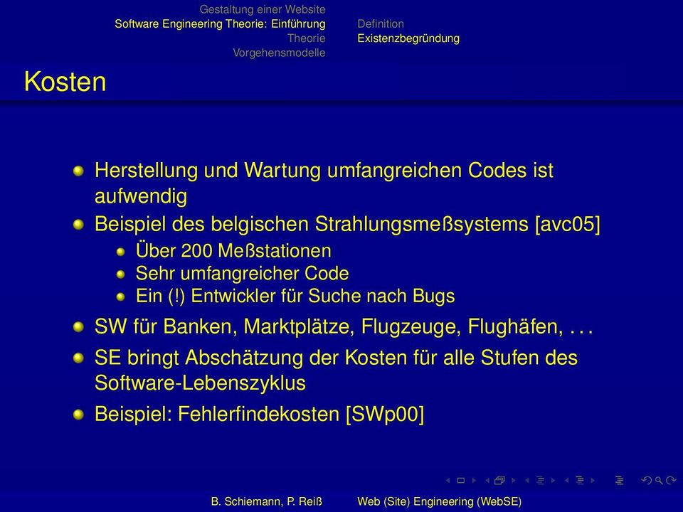 Meßstationen Sehr umfangreicher Code Ein (!