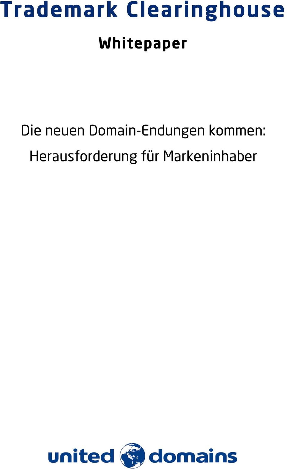 Domain-Endungen kommen: