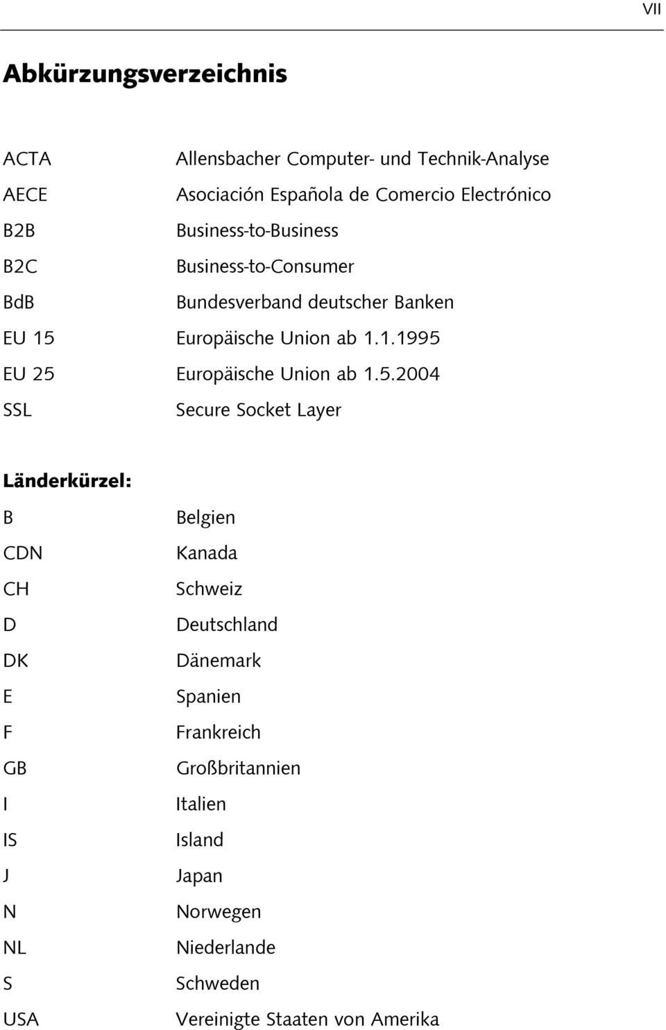 5.2004 SSL Secure Socket Layer Länderkürzel: B CDN CH D DK E F GB I IS J N NL S USA Belgien Kanada Schweiz Deutschland Dänemark