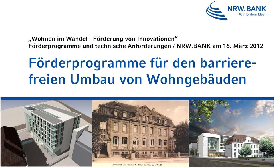 Anforderungen / NRW.BANK am 16.