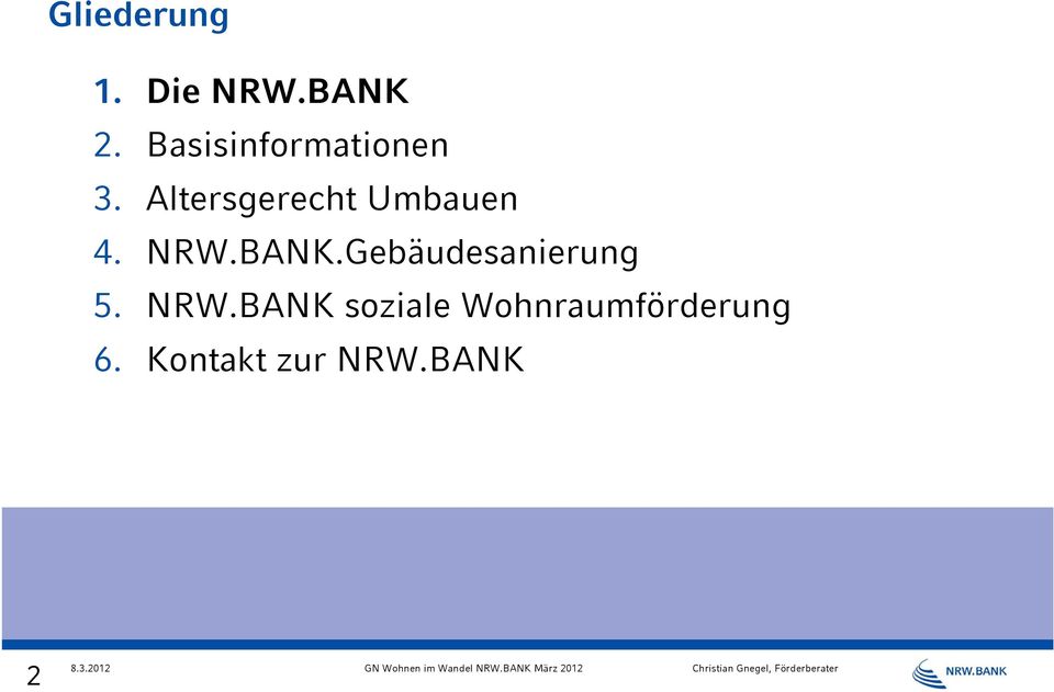 Altersgerecht Umbauen 4. NRW.BANK.
