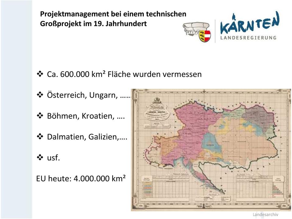 000 km² Fläche wurden vermessen Österreich,