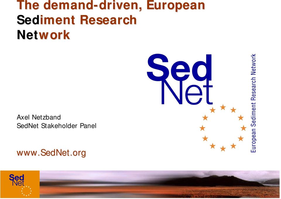 Network Axel Netzband SedNet