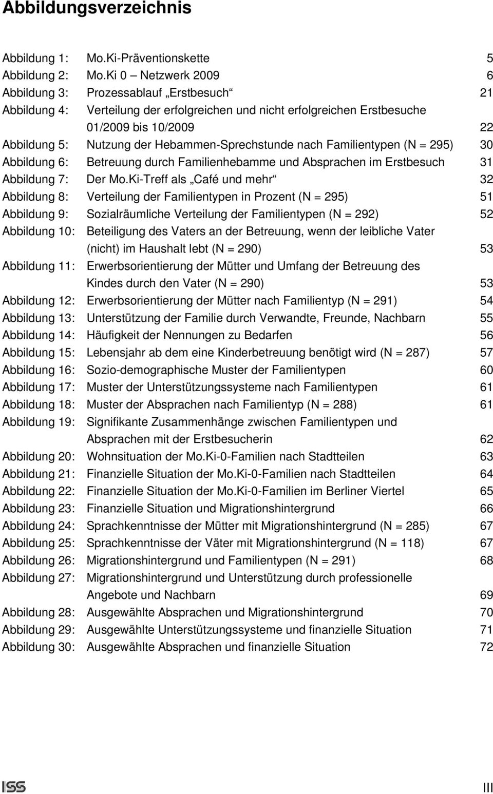 Hebammen-Sprechstunde nach Familientypen (N = 295) 30 Abbildung 6: Betreuung durch Familienhebamme und Absprachen im Erstbesuch 31 Abbildung 7: Der Mo.