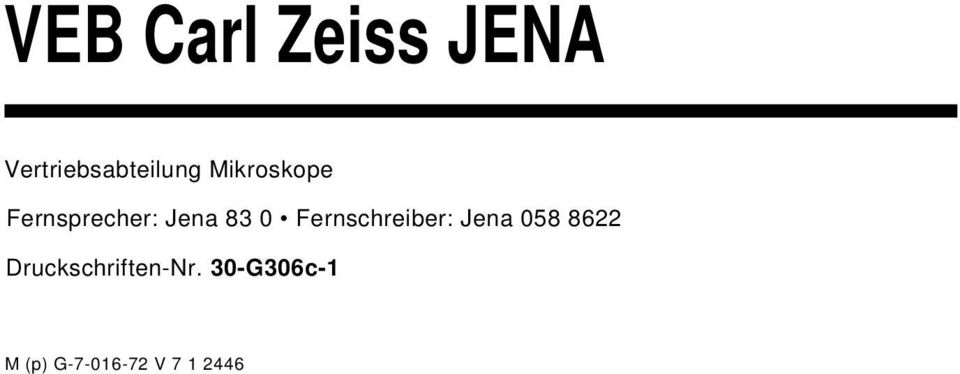 Fernschreiber: Jena 058 8622