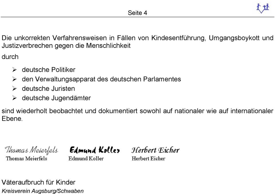 deutschen Parlamentes deutsche Juristen deutsche Jugendämter sind wiederholt beobachtet und