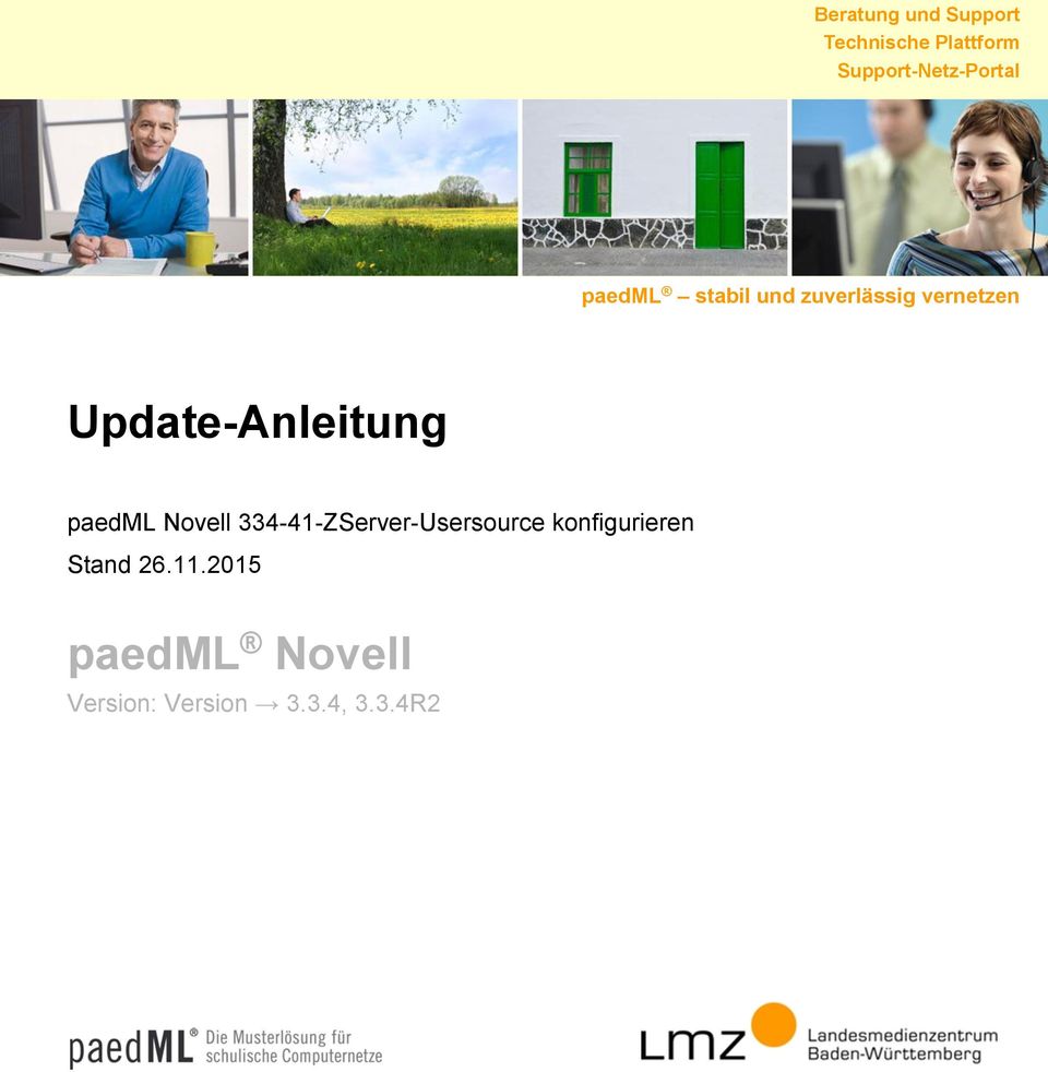 vernetzen Update-Anleitung paedml Novell