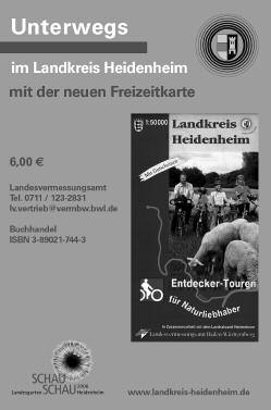 Neue Bücher, Karten, CDs oder Ehrengabe eine Empfehlung (105 S., Biberland-Verlag, ISBN 3-00-016057-4, 7,50). Oliver Arnold Heidenei, Frau Minister!