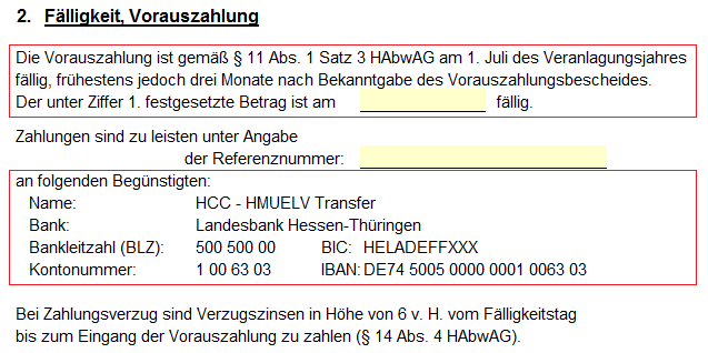 20 2.2 Festsetzungsvordruck für Einleiter industriellen Abwassers 2.2.1 Regelfälle Aktualisierung am 08.03.