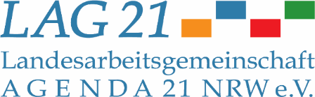 Organisation Projektdurchführung: Landesarbeitsgemeinschaft Agenda 21 NRW e.v.