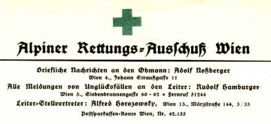 Damals wurde eine alpine Rettungsorganisation nach dem Vorbild des Roten Kreuzes angestrebt.