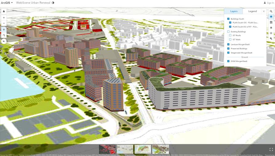 Planungsalternativen CityEngine 2D/3D-CAD & -BIM