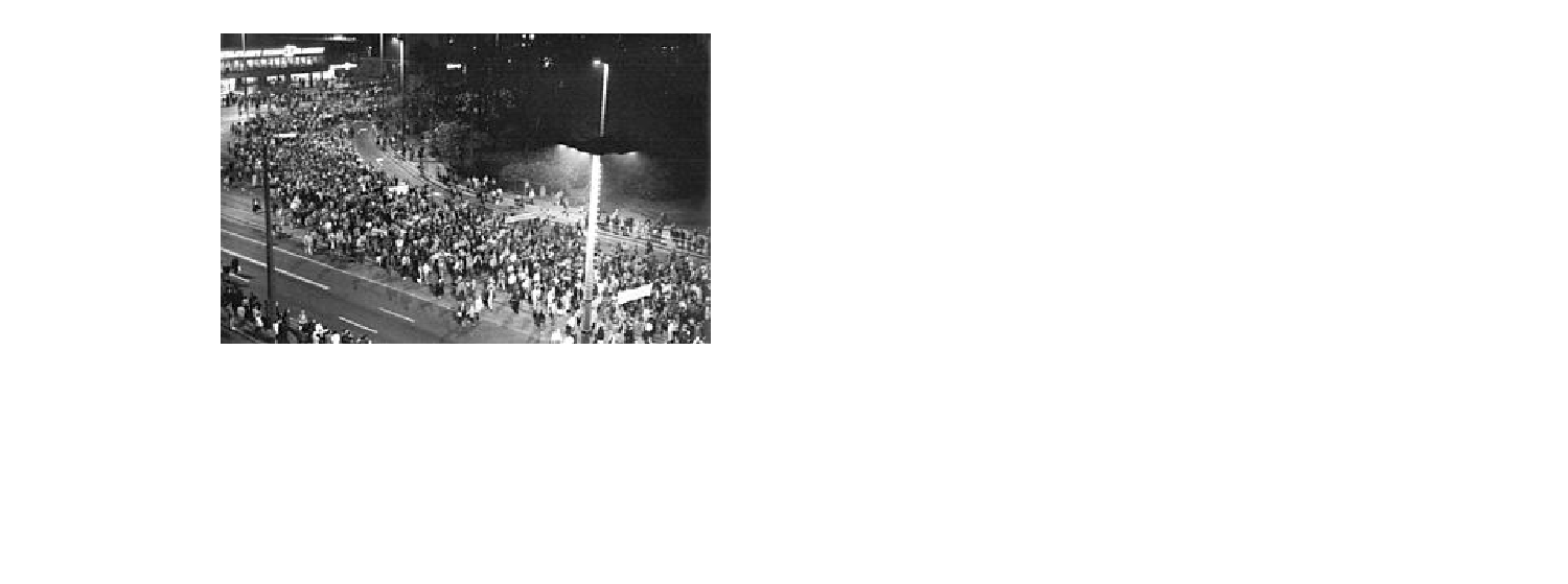 4. November 1989 Es ist die größte nicht parteipolitisch organisierte Demonstration in der Geschichte der DDR: