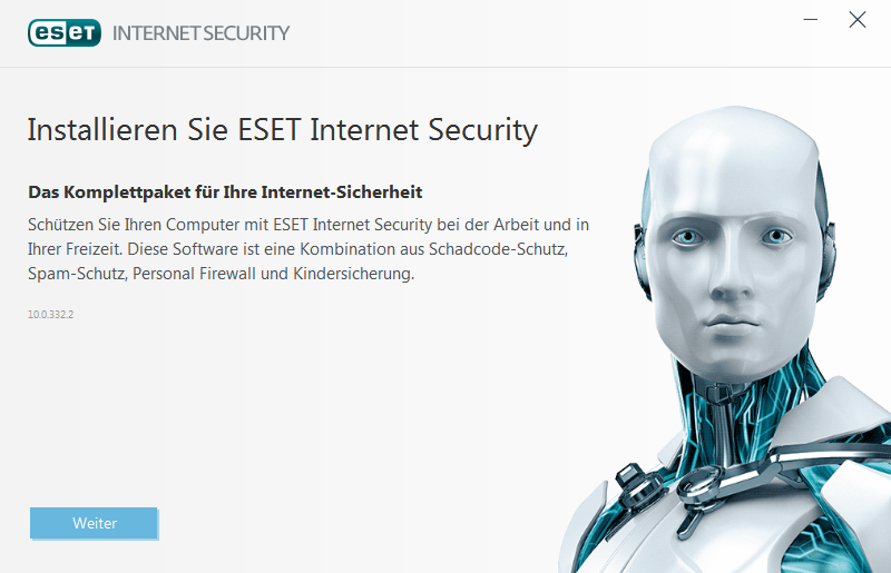 Installation ESET Internet Security enthält Komponenten, die Konflikte mit anderen auf Ihrem Computer installierten Virenschutzprogrammen oder Sicherheitsanwendungen auslösen könnten.