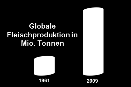 Das Problem Die Ursachen und das Ausmaß des Sojabooms Weltweite Verwendung Soja Grafik: WWF nach Zahlen Steinfeld/Mooney/Schneider,