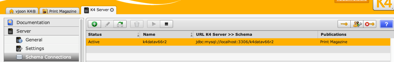 1 Einrichten einer K4 Schnittstelle zum JournalDesigner Nach der Installation von K4 muss die Datei Start_Apache_Tomcat.command ausgeführt werden.