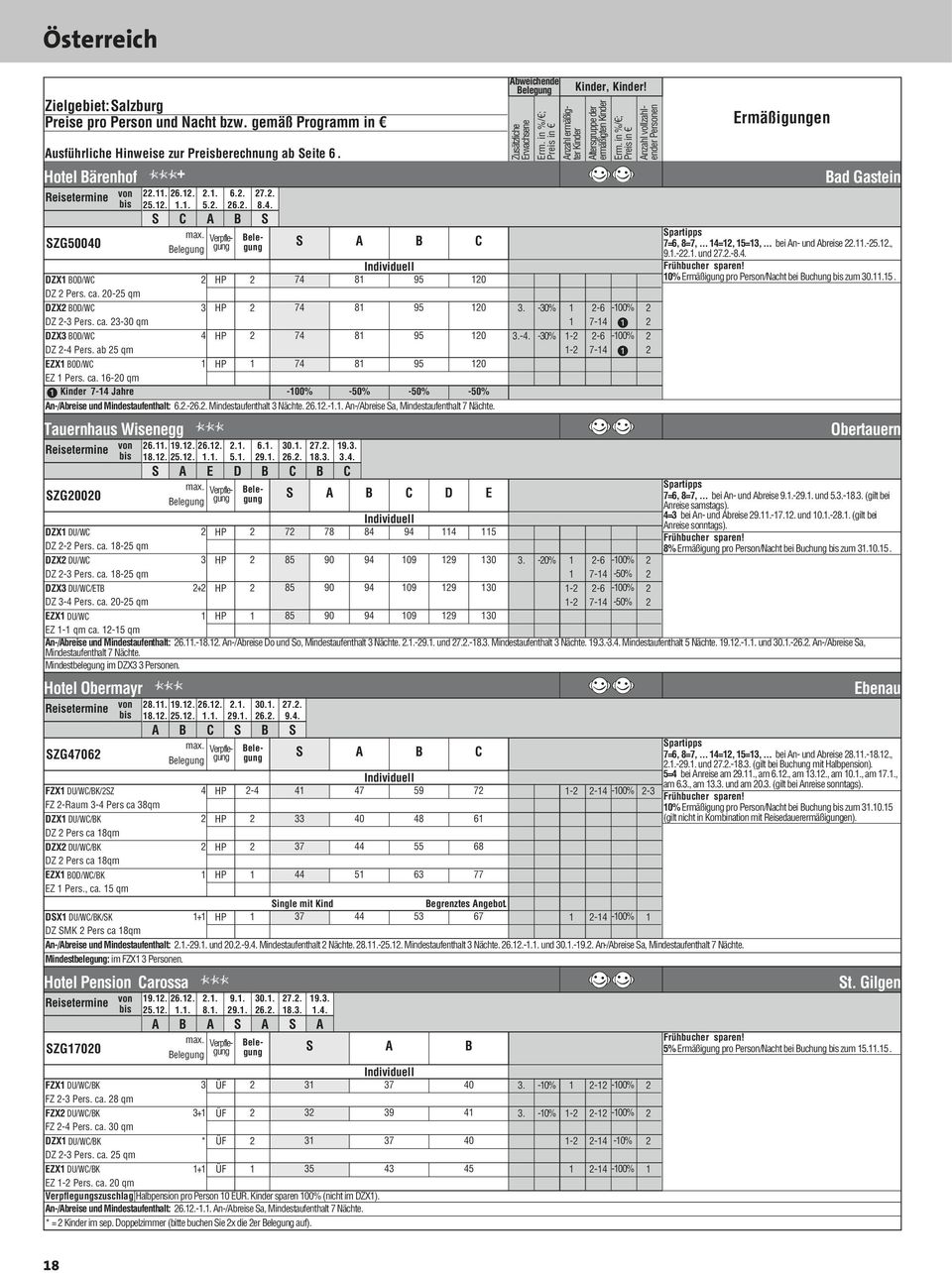 ca. 16-0 qm 7-14 Jahre 1 HP 1 74-100% 81-50% 95-50% 10-50% n-/breise und Mindestaufenthalt: 6..-6.. Mindestaufenthalt 3 Nächte. 6.1.-1.1. n-/breise a, Mindestaufenthalt 7 Nächte.