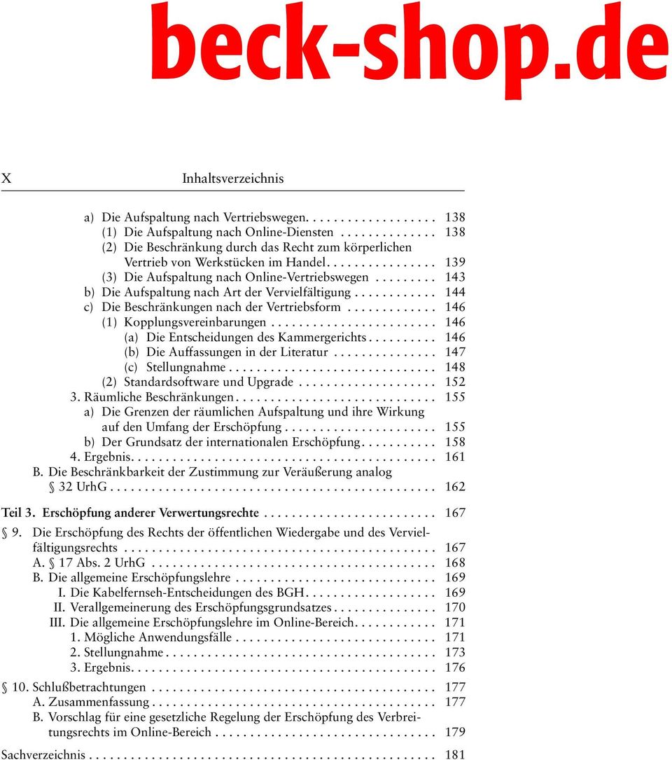 ............ 146 (1) Kopplungsvereinbarungen........................ 146 (a) Die Entscheidungen des Kammergerichts.......... 146 (b) Die Auffassungen in der Literatur............... 147 (c) Stellungnahme.