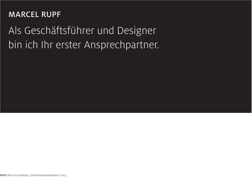 Designer bin ich