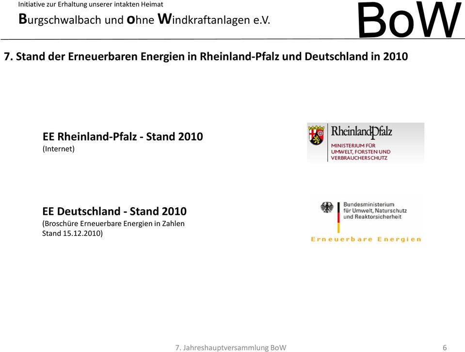 Rheinland-Pfalz - Stand 2010 (Internet) EE
