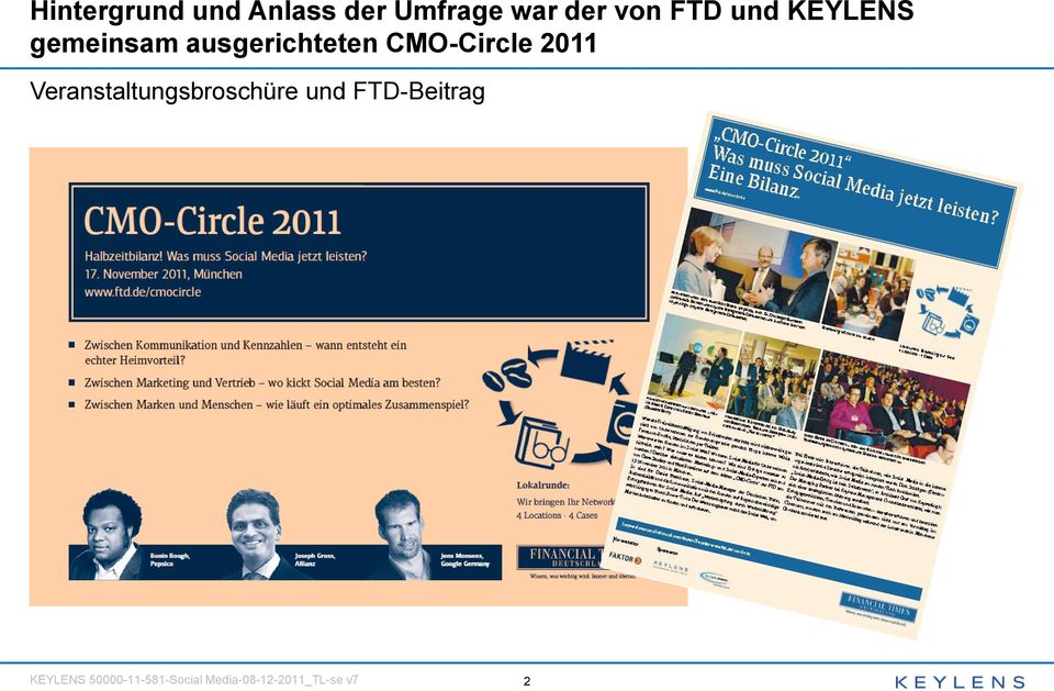 CMO-Circle 2011 Veranstaltungsbroschüre und