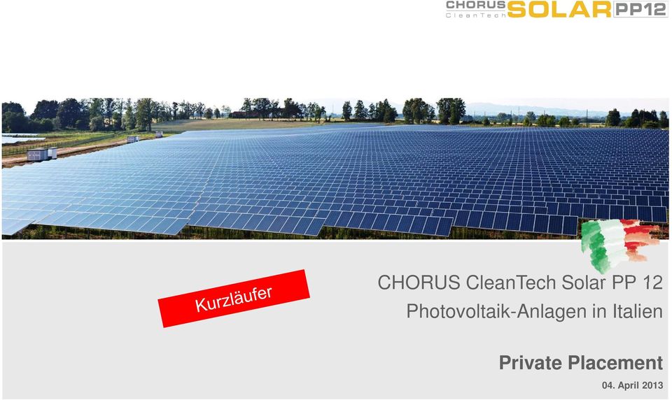 Photovoltaik-Anlagen in