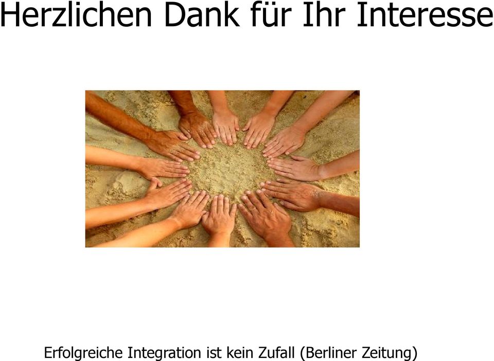 Integration ist kein