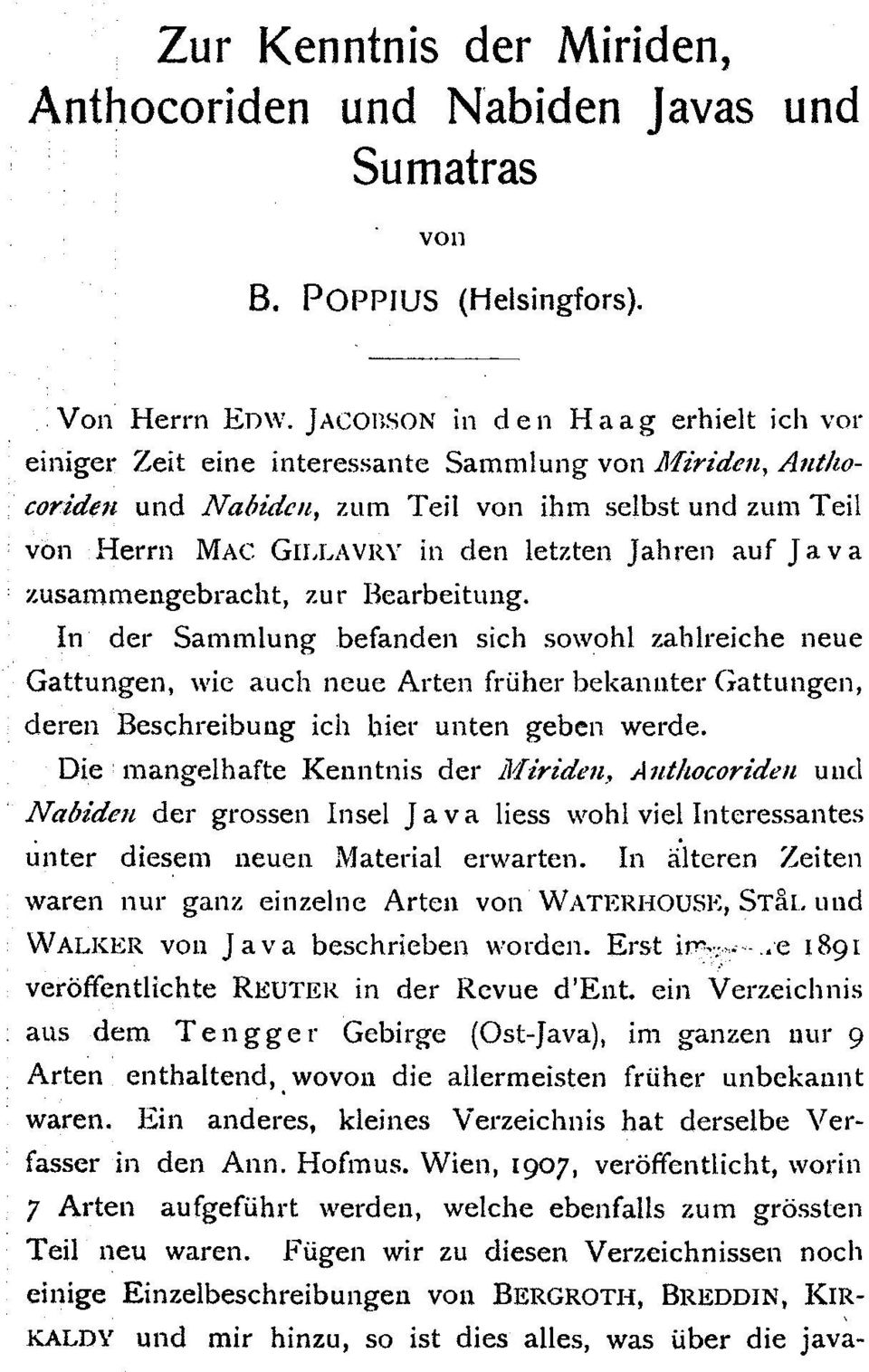 letzten Jahren auf J a v a zusamnrneiigebracht, zur Bearbeitung.