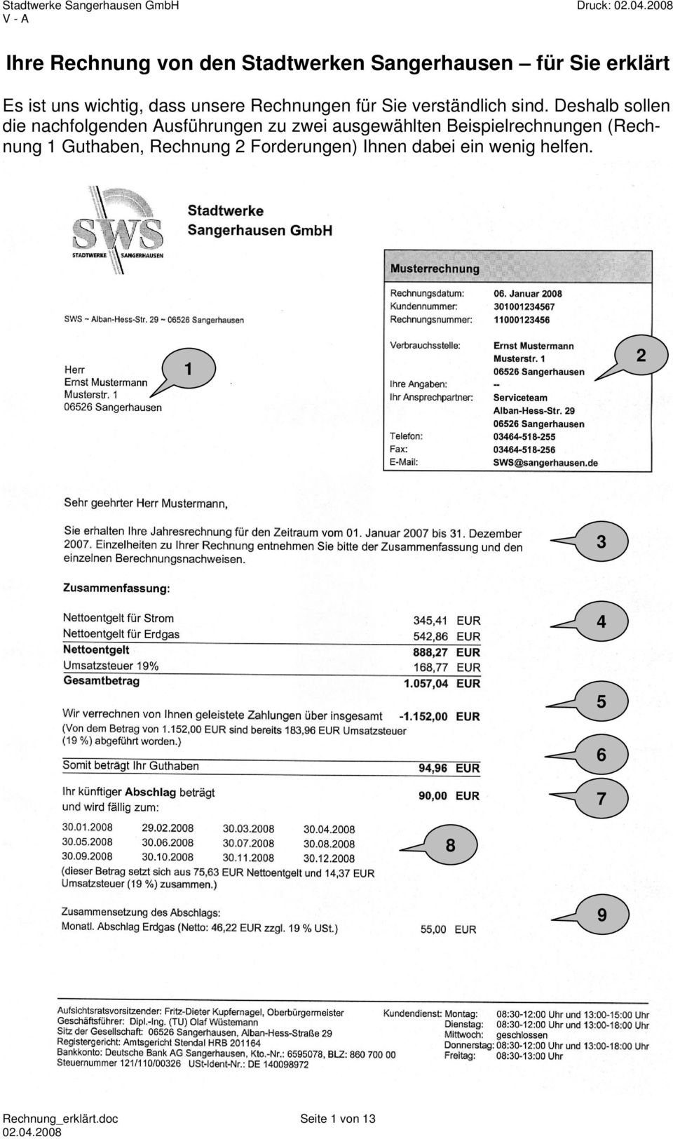 Deshalb sollen die nachfolgenden Ausführungen zu zwei ausgewählten Beispielrechnungen