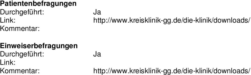 Ja http://www.kreisklinik-gg.