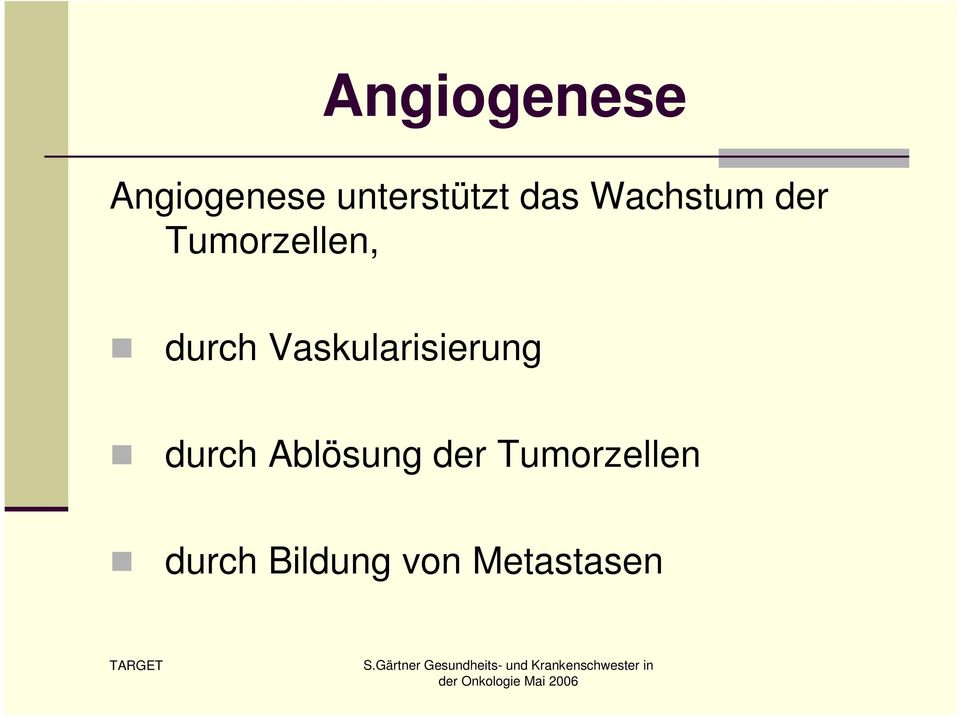 Vaskularisierung durch Ablösung der