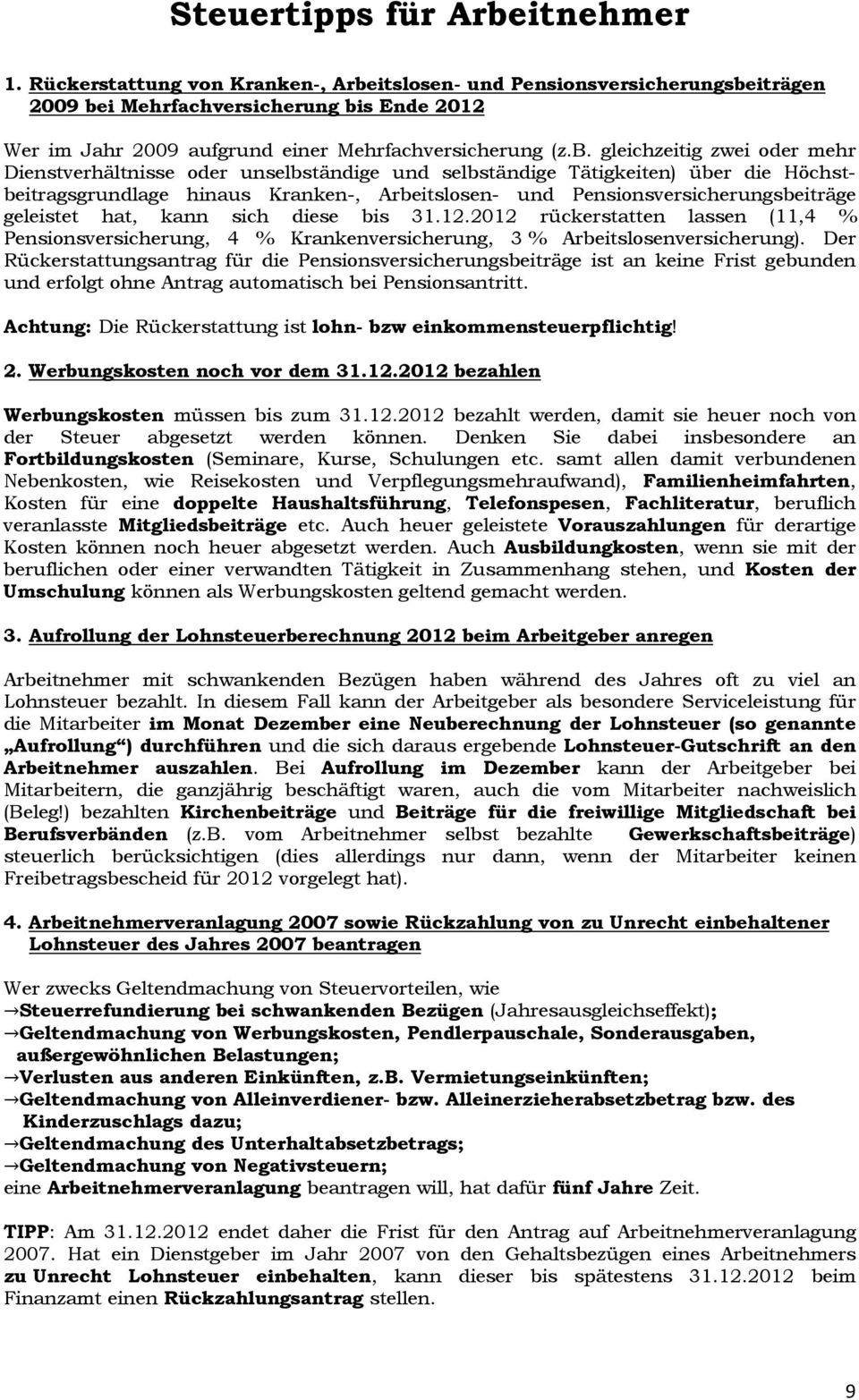 itslosen- und Pensionsversicherungsbe