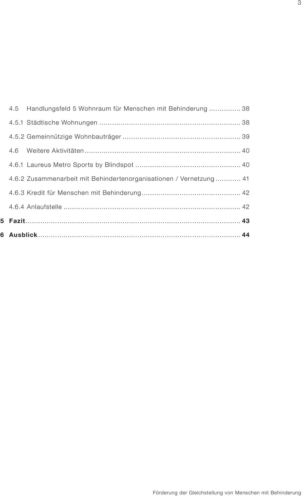 .. 41 4.6.3 Kredit für Menschen mit Behinderung... 42 4.6.4 Anlaufstelle... 42 5 Fazit... 43 6 Ausblick.