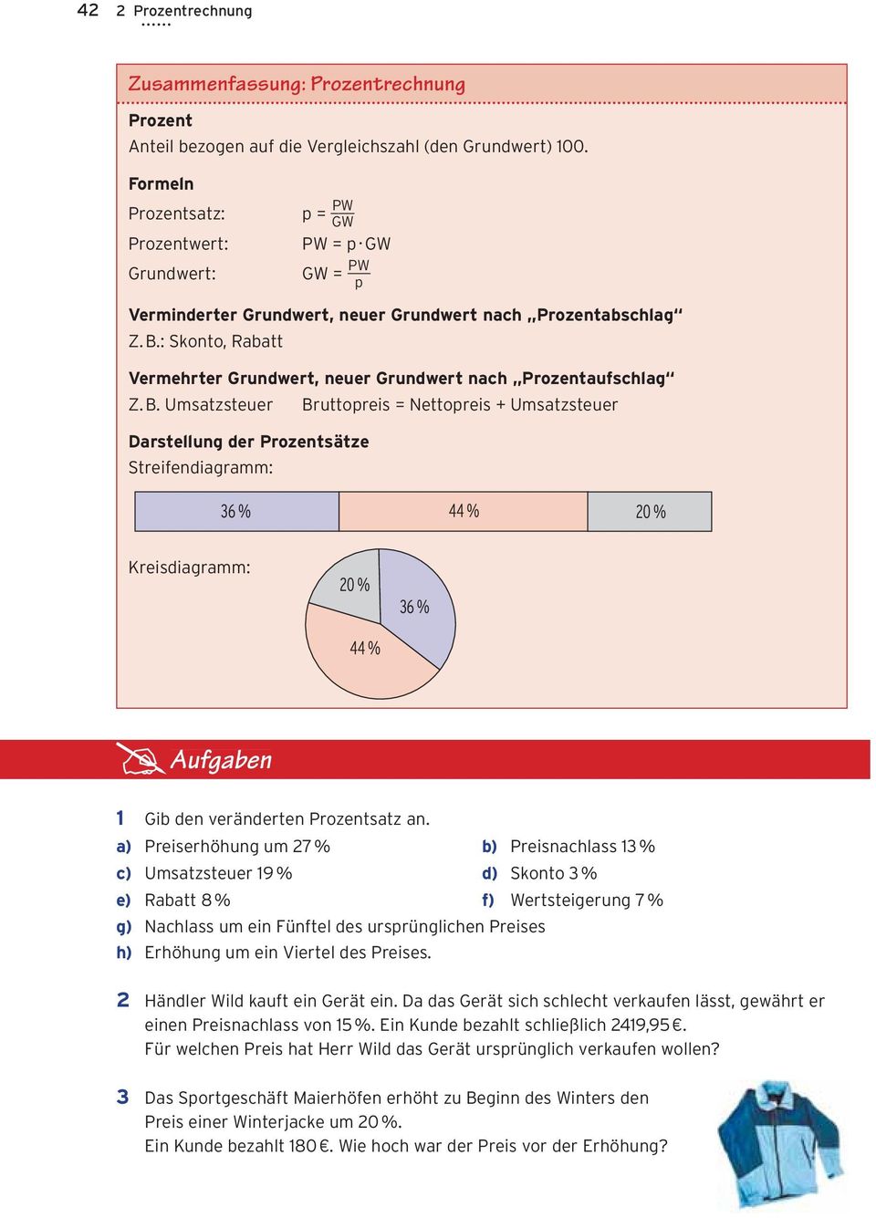 : Skonto, Rbtt Vermehrter Grundwert, neuer Grundwert nh Prozentufshlg Z. B.