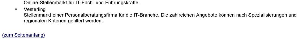 für die IT-Branche.