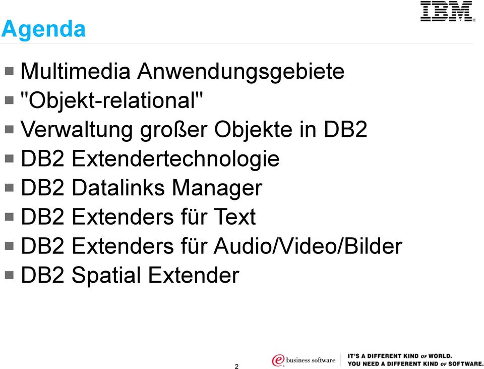 DB2 Extendertechnologie DB2 Datalinks Manager DB2