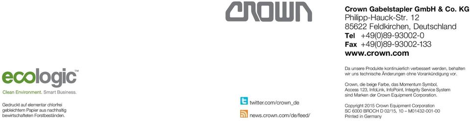 de news.crown.com/de/feed/ Da unsere Produkte kontinuierlich verbessert werden, behalten wir uns technische Änderungen ohne Vorankündigung vor.