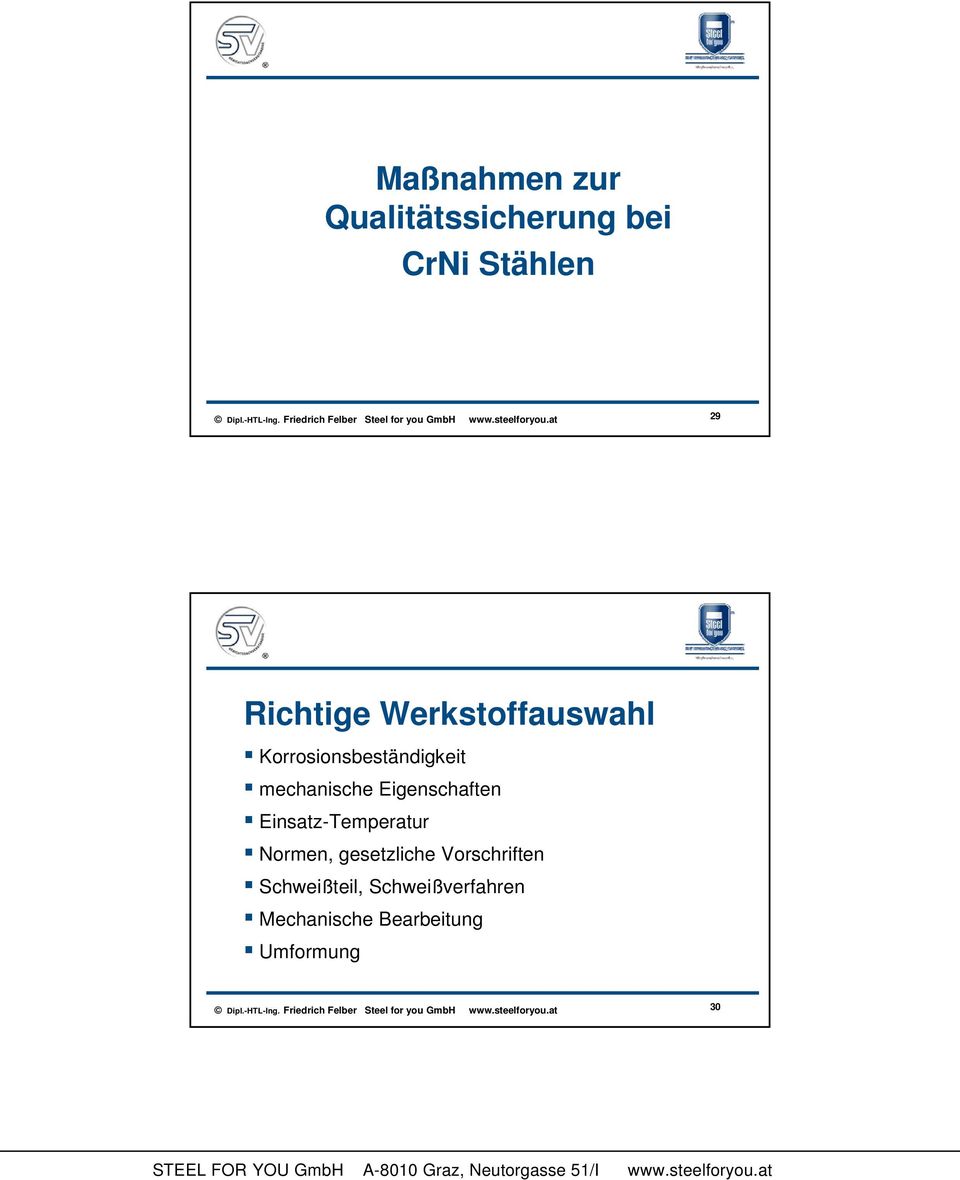 Eigenschaften Einsatz-Temperatur Normen, gesetzliche Vorschriften