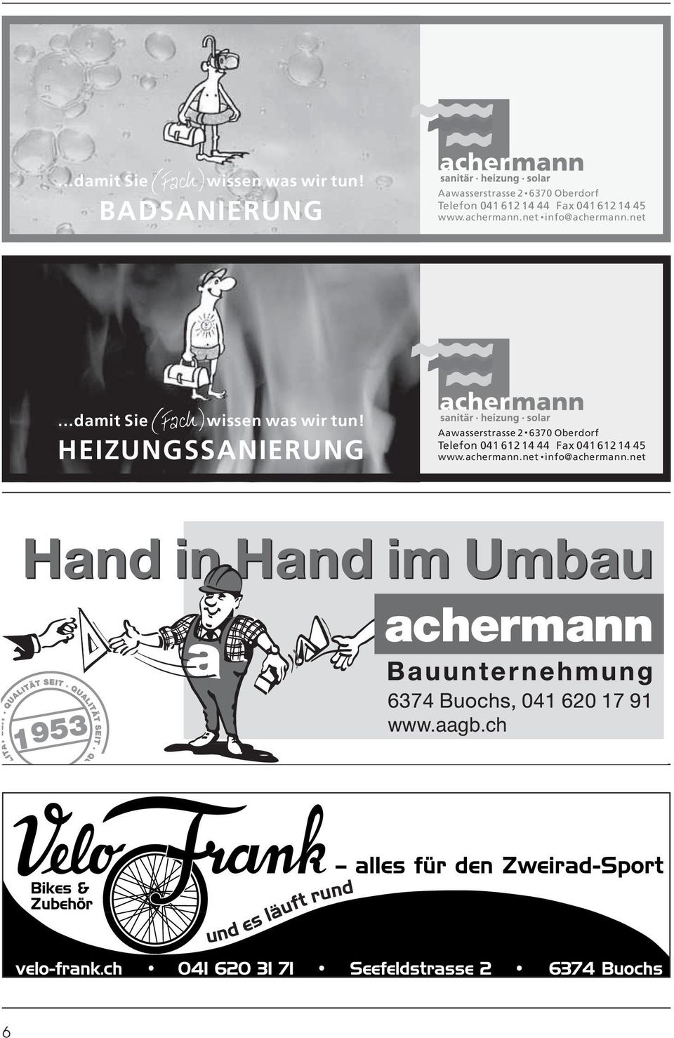 14 45 www.achermann.net info@achermann.