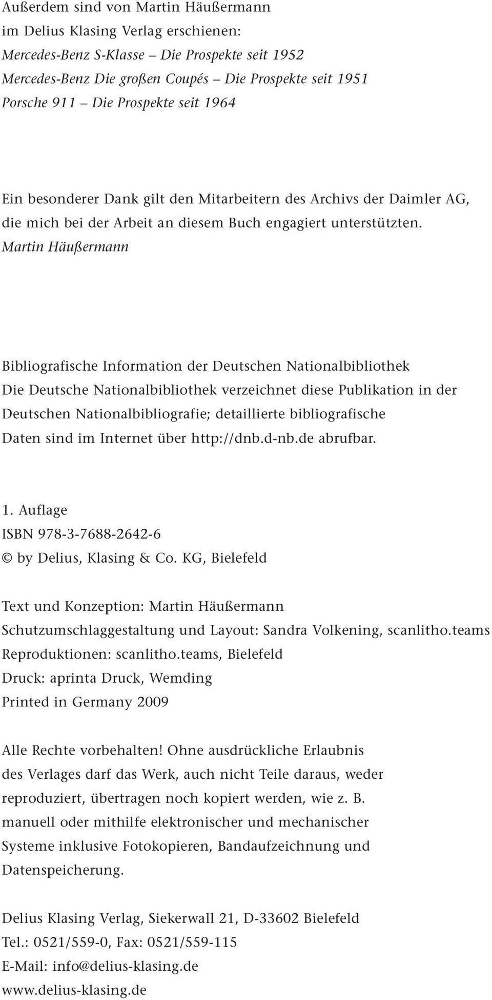 Martin Häußermann Bibliografische Information der Deutschen Nationalbibliothek Die Deutsche Nationalbibliothek verzeichnet diese Publikation in der Deutschen Nationalbibliografie; detaillierte