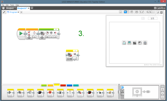 Programmierung Allgemein Anfänger und Fortgeschrittene können die Programmierfunktion in der LEGO MINDSTORMS Education EV3 Software gut nutzen, weil sie vor allem grafisch ist.