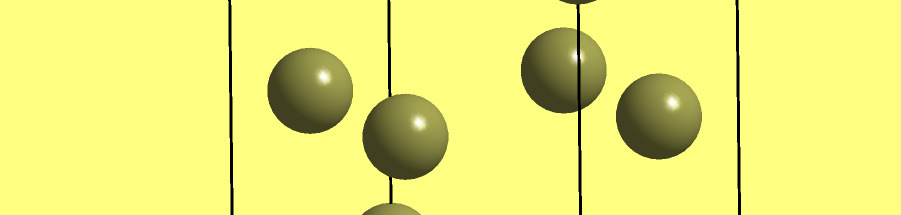 Atome / Zelle Elementarzelle kubisch dichte
