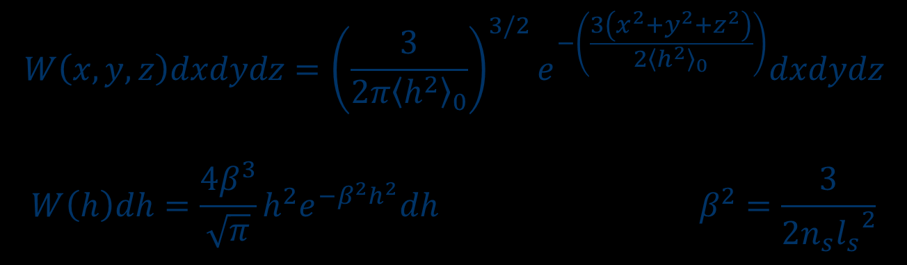 Segmentmodell z h x n s = Segmentanzahl l s = Segmentlänge h = Kettenendenabstand Wo ist das Ende der Kette?