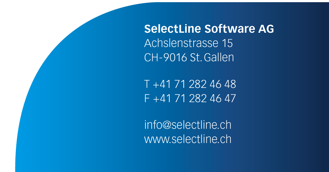 Anwendung Saldosteuersatz-/Pauschalsteuersatz-Methode SelectLine Auftragsbearbeitung und Rechnungswesen bis und mit Version 11.